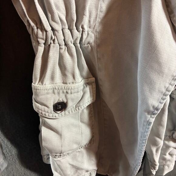 XCVI women jacket xs gray asymmetric open front lagenlook boho moto biker grunge - Picture 4 of 8